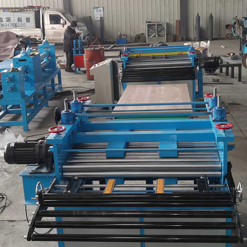 Steel sheet metal automatic cutting to length machine shearing coil manufa ( (4)
